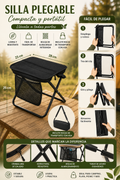 Silla plegable portátil